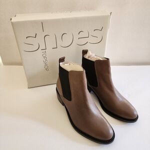 TopShop Women's Leather Booties